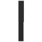 vidaXL Waschmaschinenschrank Schwarz 64x25,5x190 cm vidaXL Waschmaschinenschrank Schwarz 64x25,5x190 cm