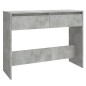 vidaXL Konsolentisch Betongrau 100x35x76,5 cm Holzwerkstoff vidaXL Konsolentisch Betongrau 100x35x76,5 cm Holzwerkstoff