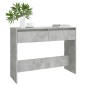 vidaXL Konsolentisch Betongrau 100x35x76,5 cm Holzwerkstoff vidaXL Konsolentisch Betongrau 100x35x76,5 cm Holzwerkstoff
