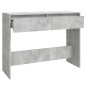vidaXL Konsolentisch Betongrau 100x35x76,5 cm Holzwerkstoff vidaXL Konsolentisch Betongrau 100x35x76,5 cm Holzwerkstoff