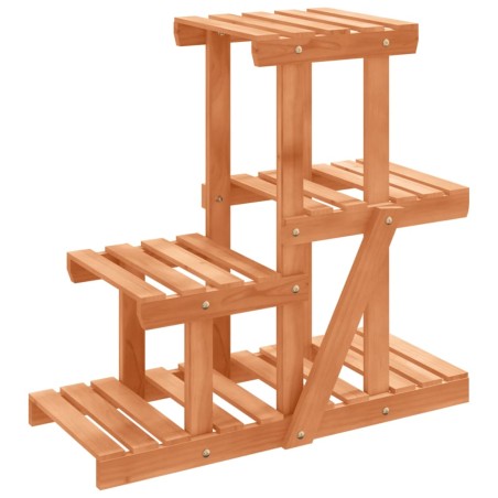 vidaXL Blumenständer 58x25x51 cm Massivholz Tanne