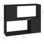 vidaXL TV-Schrank Schwarz 80x24x63 cm Holzwerkstoff vidaXL TV-Schrank Schwarz 80x24x63 cm Holzwerkstoff