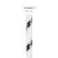 vidaXL Bootsseil Geflochten Weiß 5 mmx25 m Polyester vidaXL Bootsseil Geflochten Weiß 5 mmx25 m Polyester