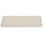 vidaXL Treppenmatten Selbstklebend Sisal-Optik 15 Stk. 65x21x4cm Beige vidaXL Treppenmatten Selbstklebend Sisal-Optik 15 Stk. 65x21x4cm Beige