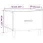 vidaXL Couchtische 2 Stk. Schwarz 50x50x40 cm Holzwerkstoff vidaXL Couchtische 2 Stk. Schwarz 50x50x40 cm Holzwerkstoff