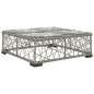 6-tlg. Garten-Lounge-Set mit Auflagen Poly Rattan Grau 6-tlg. Garten-Lounge-Set mit Auflagen Poly Rattan Grau