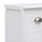 vidaXL Sideboard mit 10 Schubladen Weiß 113 x 30 x 79 cm Holz vidaXL Sideboard mit 10 Schubladen Weiß 113 x 30 x 79 cm Holz