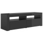 vidaXL TV-Schrank mit LED-Beleuchtung Hochglanz-Grau 120x35x40 cm vidaXL TV-Schrank mit LED-Beleuchtung Hochglanz-Grau 120x35x40 cm
