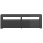 vidaXL TV-Schrank mit LED-Beleuchtung Hochglanz-Grau 120x35x40 cm vidaXL TV-Schrank mit LED-Beleuchtung Hochglanz-Grau 120x35x40 cm