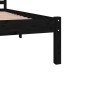 vidaXL Massivholzbett Kiefer 180x200 cm Schwarz vidaXL Massivholzbett Kiefer 180x200 cm Schwarz