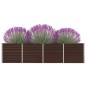 vidaXL Hochbeet 320 x 40 x 77 cm Verzinkter Stahl Braun vidaXL Hochbeet 320 x 40 x 77 cm Verzinkter Stahl Braun