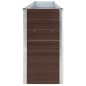 vidaXL Hochbeet 320 x 40 x 77 cm Verzinkter Stahl Braun vidaXL Hochbeet 320 x 40 x 77 cm Verzinkter Stahl Braun