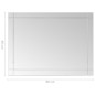 vidaXL Wandspiegel 60x40 cm Glas vidaXL Wandspiegel 60x40 cm Glas