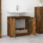 vidaXL Badezimmerschrank Räuchereiche 64,5x33,5x59 cm Holzwerkstoff vidaXL Badezimmerschrank Räuchereiche 64,5x33,5x59 cm Holzwerkstoff