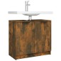 vidaXL Badezimmerschrank Räuchereiche 64,5x33,5x59 cm Holzwerkstoff vidaXL Badezimmerschrank Räuchereiche 64,5x33,5x59 cm Holzwerkstoff