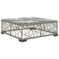 6-tlg. Garten-Lounge-Set mit Auflagen Poly Rattan Grau 6-tlg. Garten-Lounge-Set mit Auflagen Poly Rattan Grau