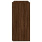 vidaXL Sideboard mit LED-Beleuchtung Braun Eichen-Optik 80x35x75 cm vidaXL Sideboard mit LED-Beleuchtung Braun Eichen-Optik 80x35x75 cm