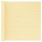 vidaXL Balkon-Sichtschutz Beige 90x600 cm HDPE vidaXL Balkon-Sichtschutz Beige 90x600 cm HDPE