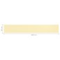 vidaXL Balkon-Sichtschutz Beige 90x600 cm HDPE vidaXL Balkon-Sichtschutz Beige 90x600 cm HDPE