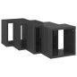 vidaXL Würfelregale 4 Stk. Hochglanz-Grau 22x15x22 cm vidaXL Würfelregale 4 Stk. Hochglanz-Grau 22x15x22 cm