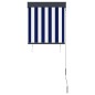 vidaXL Außenrollo 60 x 250 cm Blau und Weiß vidaXL Außenrollo 60 x 250 cm Blau und Weiß
