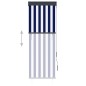 vidaXL Außenrollo 60 x 250 cm Blau und Weiß vidaXL Außenrollo 60 x 250 cm Blau und Weiß