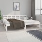 vidaXL Tagesbett Ausziehbar Weiß Massivholz Kiefer 2x(90x190) cm vidaXL Tagesbett Ausziehbar Weiß Massivholz Kiefer 2x(90x190) cm