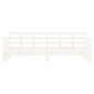 vidaXL Tagesbett Ausziehbar Weiß Massivholz Kiefer 2x(90x190) cm vidaXL Tagesbett Ausziehbar Weiß Massivholz Kiefer 2x(90x190) cm