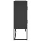 vidaXL Highboard Schwarz 80x35x100 cm Stahl vidaXL Highboard Schwarz 80x35x100 cm Stahl