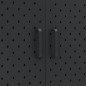 vidaXL Highboard Schwarz 80x35x100 cm Stahl vidaXL Highboard Schwarz 80x35x100 cm Stahl