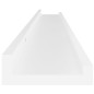 vidaXL Wandregale 4 Stk. Weiß 100x9x3 cm vidaXL Wandregale 4 Stk. Weiß 100x9x3 cm