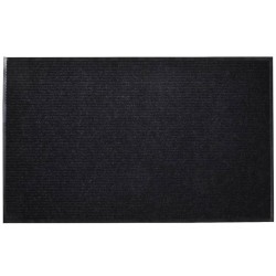 vidaXL Fußmatte PVC Schwarz 90x150 cm 