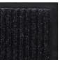 vidaXL Fußmatte PVC Schwarz 90x150 cm vidaXL Fußmatte PVC Schwarz 90x150 cm