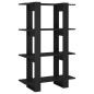 vidaXL Bücherregal/Raumteiler Schwarz 80x30x123,5 cm vidaXL Bücherregal/Raumteiler Schwarz 80x30x123,5 cm