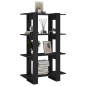 vidaXL Bücherregal/Raumteiler Schwarz 80x30x123,5 cm vidaXL Bücherregal/Raumteiler Schwarz 80x30x123,5 cm