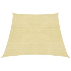 vidaXL Sonnensegel 160 g/m² Beige 3/4x2 m HDPE