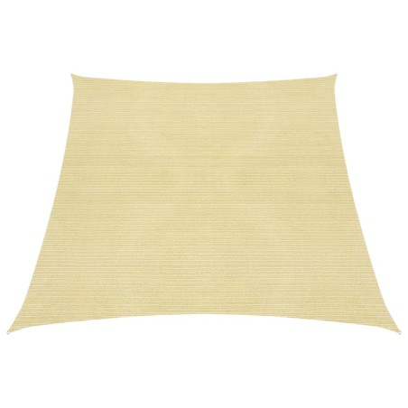 vidaXL Sonnensegel 160 g/m² Beige 3/4x2 m HDPE