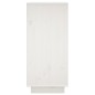 vidaXL Sideboard Weiß 31,5x34x75 cm Massivholz Kiefer vidaXL Sideboard Weiß 31,5x34x75 cm Massivholz Kiefer