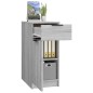 vidaXL Schreibtischschrank Grau Sonoma 33,5x50x75 cm Holzwerkstoff vidaXL Schreibtischschrank Grau Sonoma 33,5x50x75 cm Holzwerkstoff