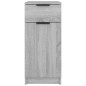 vidaXL Schreibtischschrank Grau Sonoma 33,5x50x75 cm Holzwerkstoff vidaXL Schreibtischschrank Grau Sonoma 33,5x50x75 cm Holzwerkstoff