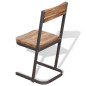 vidaXL Esszimmerstühle 4 Stk. Massivholz Teak vidaXL Esszimmerstühle 4 Stk. Massivholz Teak