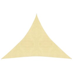 vidaXL Sonnensegel 160 g/m² Beige 4,5x4,5x4,5 m HDPE