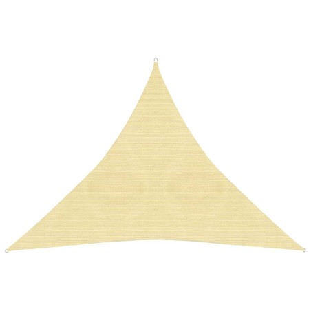 vidaXL Sonnensegel 160 g/m² Beige 4,5x4,5x4,5 m HDPE