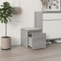 vidaXL Schubladenbox Grau Sonoma 40,5x40x40 cm Holzwerkstoff vidaXL Schubladenbox Grau Sonoma 40,5x40x40 cm Holzwerkstoff