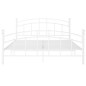 vidaXL Bettgestell Weiß Metall 180x200 cm vidaXL Bettgestell Weiß Metall 180x200 cm
