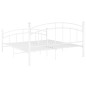 vidaXL Bettgestell Weiß Metall 180x200 cm vidaXL Bettgestell Weiß Metall 180x200 cm