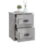 vidaXL Wand-Nachttische 2 Stk. Betongrau 41,5x36x53 cm vidaXL Wand-Nachttische 2 Stk. Betongrau 41,5x36x53 cm