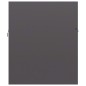 vidaXL Waschbeckenunterschrank Hochglanz-Grau 90x38,5x46cm vidaXL Waschbeckenunterschrank Hochglanz-Grau 90x38,5x46cm