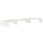 vidaXL Monitorständer Weiß 80x24x10,5 cm Massivholz Kiefer vidaXL Monitorständer Weiß 80x24x10,5 cm Massivholz Kiefer