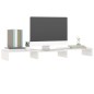 vidaXL Monitorständer Weiß 80x24x10,5 cm Massivholz Kiefer vidaXL Monitorständer Weiß 80x24x10,5 cm Massivholz Kiefer